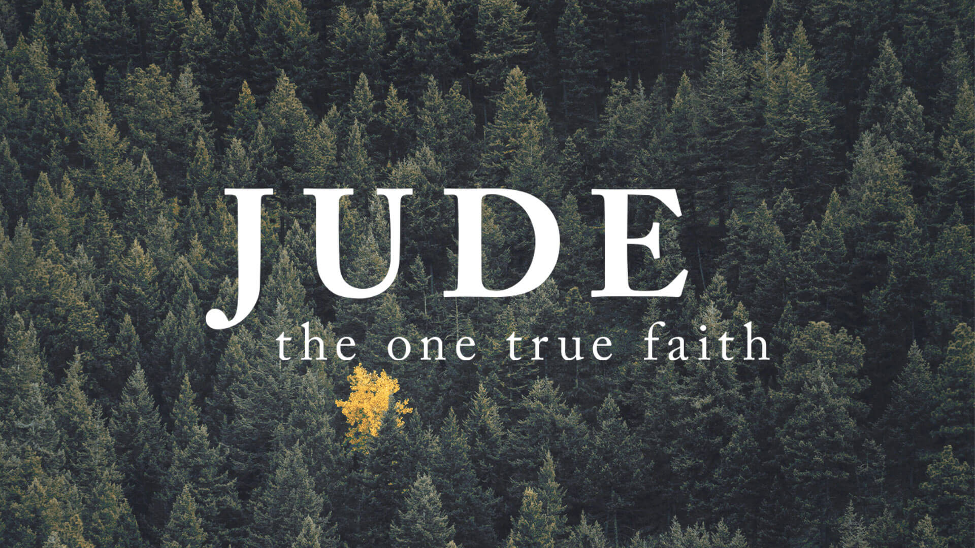 Jude: The One True Faith